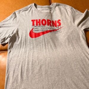Portland Thorns Nike Light Gray Dri-FIT Logo Tee